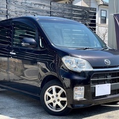 最安値★車検満タン★ダイハツタントエグゼカスタムRSターボ★momoステアリングの画像
