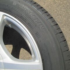 【取付けOK】155/65R14 新品タイヤ&中古アルミセット グッドイヤー 軽自動車の画像