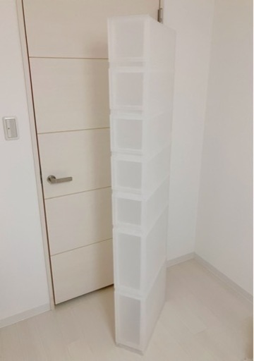【譲渡先決まりました】衣類収納 収納 プラチェスト キッチンストッカー スリム収納 押入れ収納