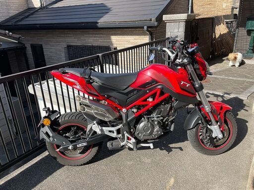 BENELLI　ベネリ　TNT125　赤　走行距離1900㎞