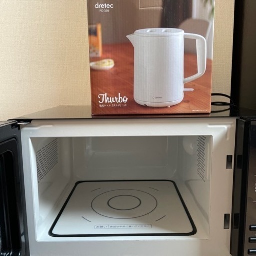 電子レンジ&新品電子ケトルセット✨