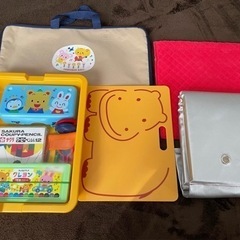 【無料】お道具箱と防災頭巾セット