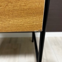 （お話し中）デスク　120cm 若干傷ありの画像