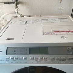 【お取引先決まりました】3/29引取限定 パナソニックドラム式洗濯機2018年製の画像