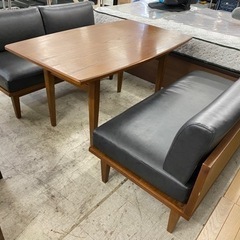 愛品館 江戸川店】unico（ウニコ）ベンチソファダイニングセット ID