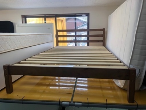 【リサイクルサービス八光　田上店】ニトリ　セミダブルベッド　パック2　MBR-S