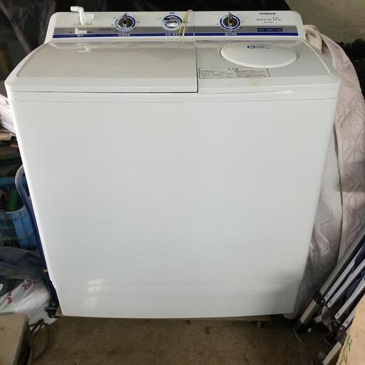 HITACHI 12Kg 　二層式洗濯機　2020年式
