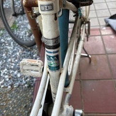 女児自転車24インチの画像