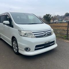 セレナ★ハイウェイスターVセレクションHDDナビ付★PS.PW,...