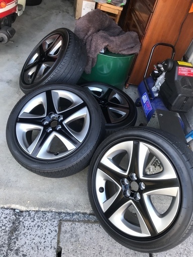 50プリウス純正17インチアルミホイール　4本セットキズ無し美品