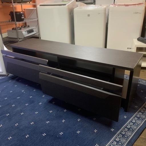 【値下げしました！】J-3  北海道  帯広  セラミック調テレビボード  ローボード  サンキコーポレーション  家具  テレビ台 