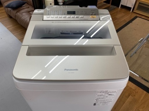 I349 ? Panasonic 洗濯機 （8.0㎏）★ 2018年製 ⭐ 動作確認済 ⭐ クリーニング済