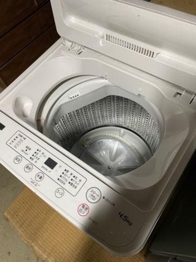 美品YAMADA SELECT(ヤマダセレクト) YWMT45H1 全自動洗濯機 (洗濯4.5kg) アーバンホワイト