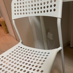 IKEA ダイニングテーブル　120x60 椅子の画像