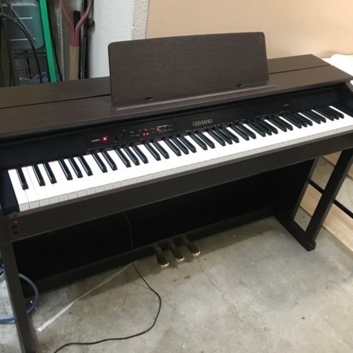 K2303-921 CASIO 電子ピアノ AP-450 椅子なし 動作確認済 キズ、シール跡有