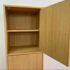 ３段扉付き収納　50cm ランドリーラックの画像