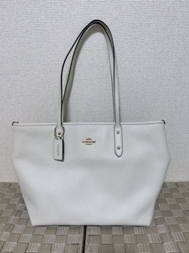 COACH コーチ　トートバッグ　白　美品
