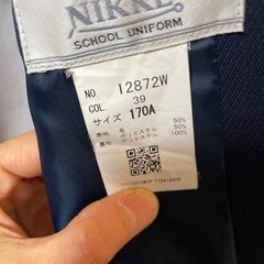 学生服（富山西高等学校）の画像