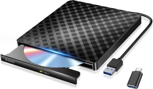決まりました。【新品】DVDドライブ 外付け USB3.0 ポータブルドライブ typeC/USBポート 外付光学式ドライブ CD/DVDプレイヤー CD/DVDドライブ 静音 高速 軽量