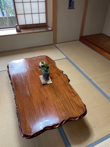 一枚板 アンティーク テーブル