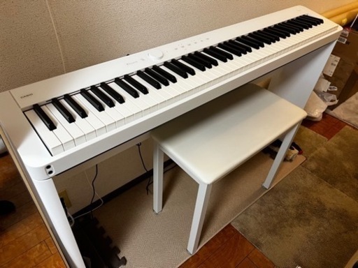 CASIO電子ピアノ PX-S1100WE  イススタンド付き