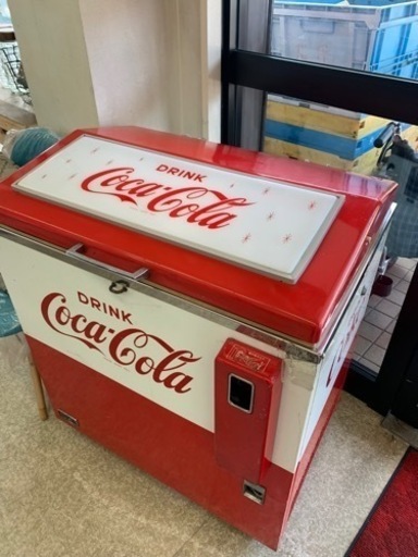 コカコーラ　レトロ自動販売機　ジャンク品