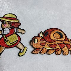 ジブリ　メイ　ネコバス　ワッペン　