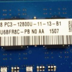 値下げデスクトップパソコンメモリ１枚8GBの画像