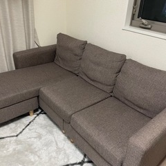 三人掛けL字ソファ