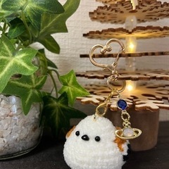 シマエナガ キーホルダー ハンドメイド