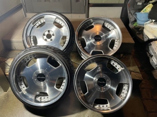 work ユーロライン　19インチ　4本　9.5J+38 +37