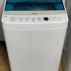 送料・設置込み　洗濯機　4.5kg Haier 2018年