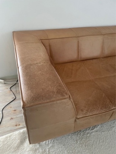 【4/1昼限定】レザーソファー