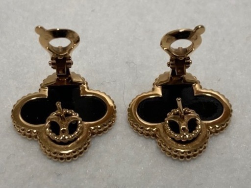【商談中】Van Cleef ＆ Arpels ヴァンクリーフ&アーペル　K18YG マジックアルハンブラ ピアス　新品同様　正規品　