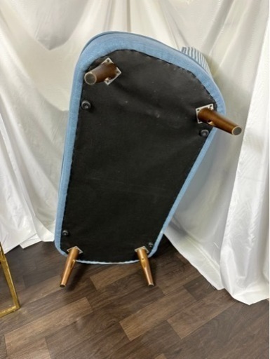 【ご購入者様決定】定価¥32860-関家具 インテリア 2人掛けソファ 2P ピコティII BL