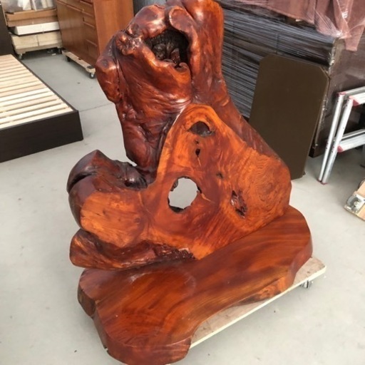 玉杢けやき衝立 漆拭き仕上げの高級品です❗️