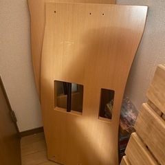 【お取引中】二段ベッド 2段ベッド 中古 傷多数の画像