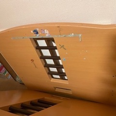 【お取引中】二段ベッド 2段ベッド 中古 傷多数の画像