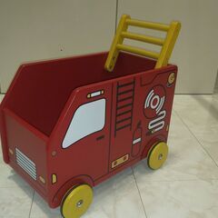 アイムトイ I'm TOY おかたづけ消防車 手押し車