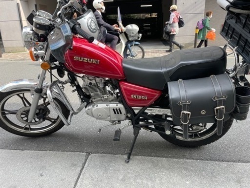 リアタイヤ交換済み！GN125H(SUZUKI)