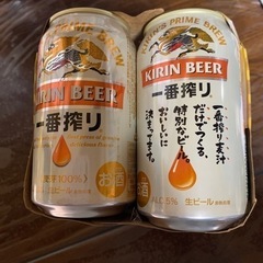 [お譲り先決定致しました。]一番搾り　350ml×6缶　+金麦500ml1缶　賞味期限3月の画像