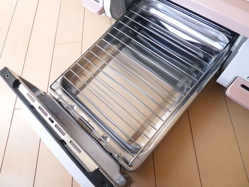 【美品】Rinnai　LPガス用　グリル付きガステーブル　ガスコンロ