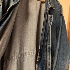 デニム　ロングジャケットの画像