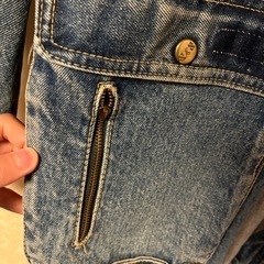 デニム　ロングジャケットの画像