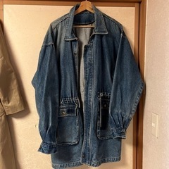 デニム　ロングジャケット