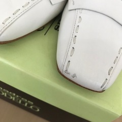 きれいです☆madras MODELLO マドラスモデロ 上品パンプス　23cm ヒール高7cm アイボリー 入学式におすすめ！の画像