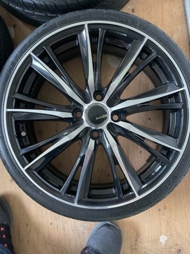 ブラックバード　１６５/４０R１７　ホイール&タイヤ４本セット