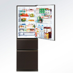 三菱 冷蔵庫 365L ダークブラウン
