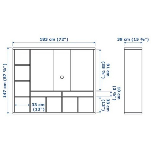 [美品］IKEA テレビ収納　 ラップランド ホワイト
