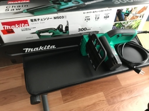 makita電気チェンソーM503未使用品